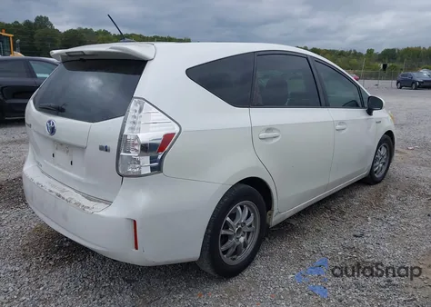 2012 Toyota Prius V Three from USA, damaged, VIN JTDZN3EU7C3101853